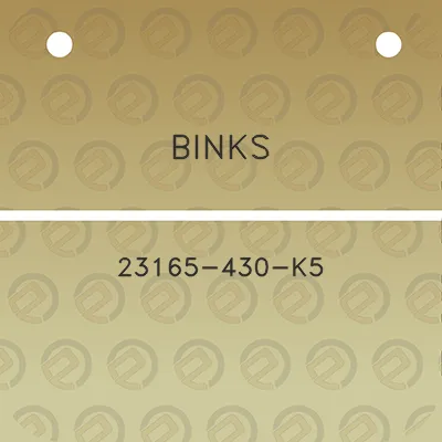 binks-23165-430-k5