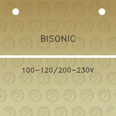 bisonic-100-120200-230v