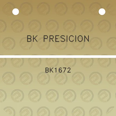 bk-presicion-bk1672