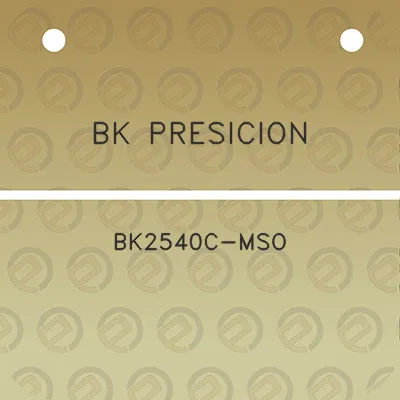 bk-presicion-bk2540c-mso