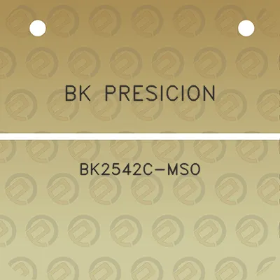 bk-presicion-bk2542c-mso