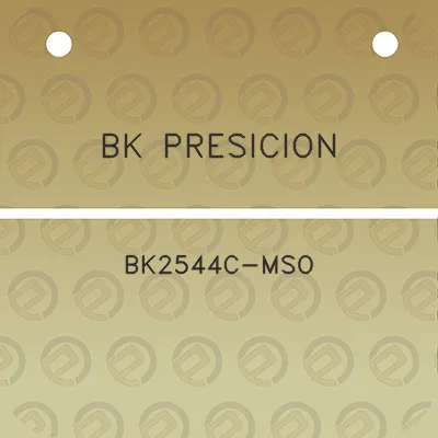 bk-presicion-bk2544c-mso