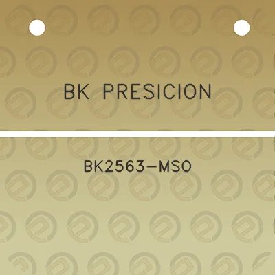 bk-presicion-bk2563-mso