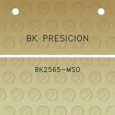 bk-presicion-bk2565-mso