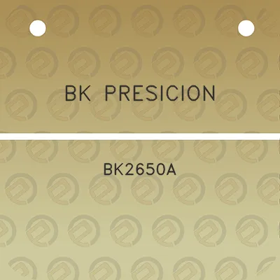 bk-presicion-bk2650a