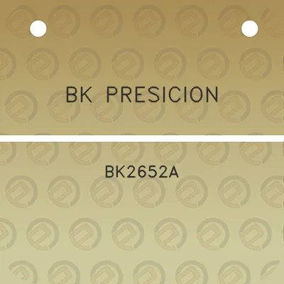 bk-presicion-bk2652a