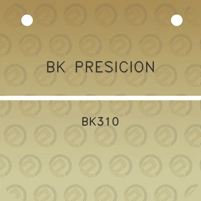 bk-presicion-bk310