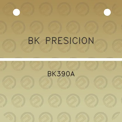 bk-presicion-bk390a