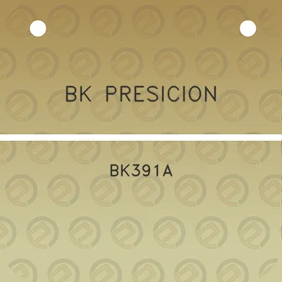 bk-presicion-bk391a