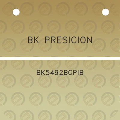 bk-presicion-bk5492bgpib