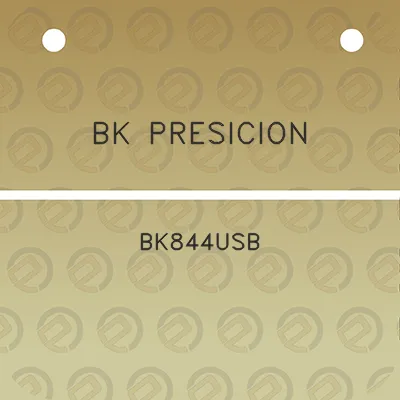 bk-presicion-bk844usb