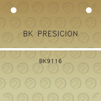 bk-presicion-bk9116