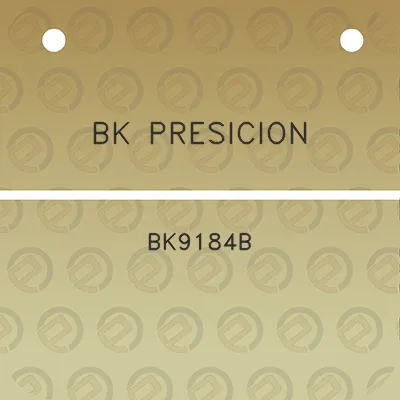 bk-presicion-bk9184b