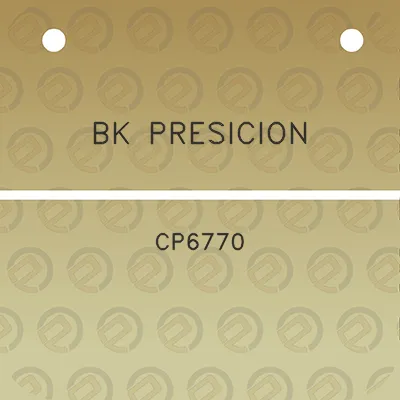 bk-presicion-cp6770