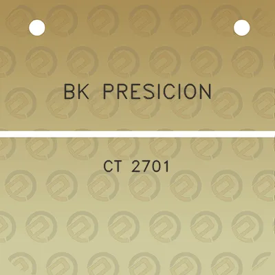 bk-presicion-ct-2701