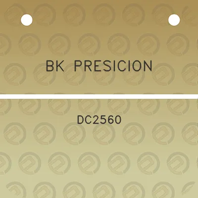 bk-presicion-dc2560