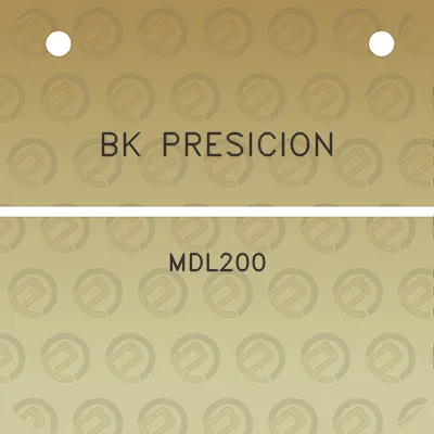 bk-presicion-mdl200