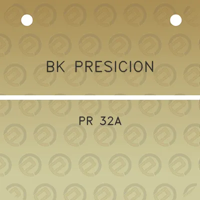 bk-presicion-pr-32a