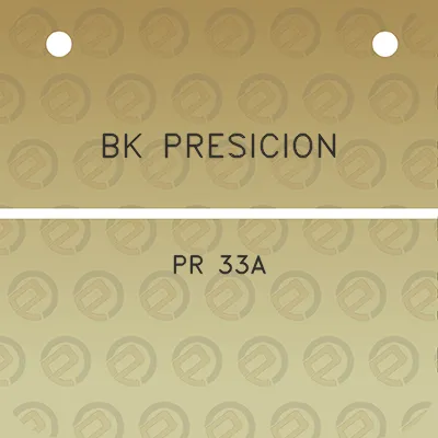 bk-presicion-pr-33a