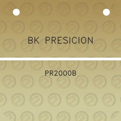 bk-presicion-pr2000b