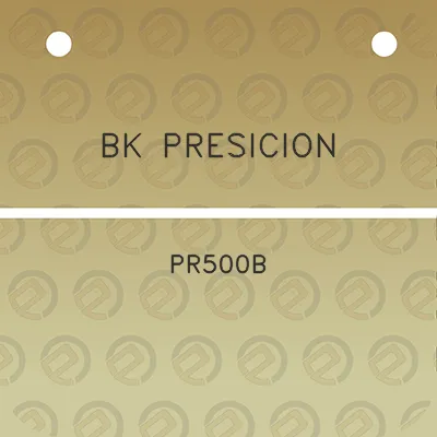 bk-presicion-pr500b