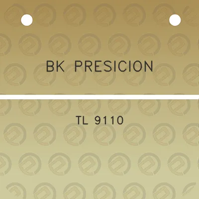 bk-presicion-tl-9110