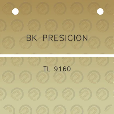 bk-presicion-tl-9160