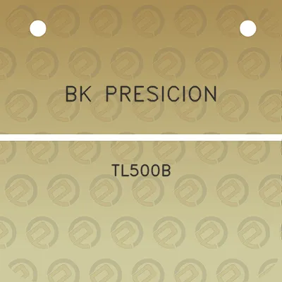 bk-presicion-tl500b