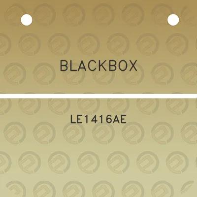 blackbox-le1416ae