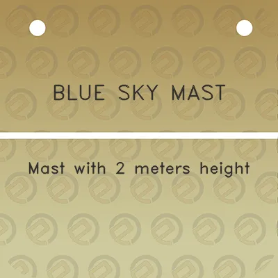 blue-sky-mast-mast-with-2-meters-height