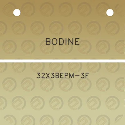 bodine-32x3bepm-3f