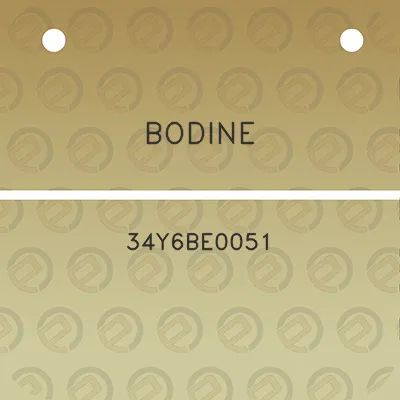 bodine-34y6be0051