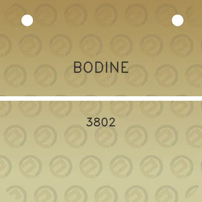 bodine-3802