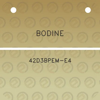 bodine-42d3bpem-e4