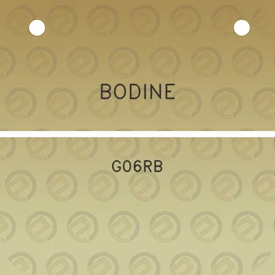 bodine-g06rb