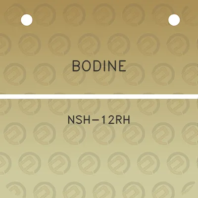 bodine-nsh-12rh