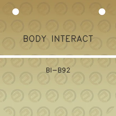 body-interact-bi-b92