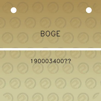 boge-190003400