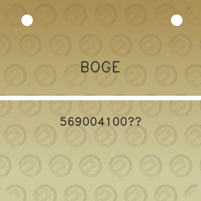 boge-569004100