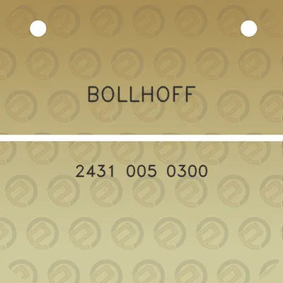 bollhoff-2431-005-0300