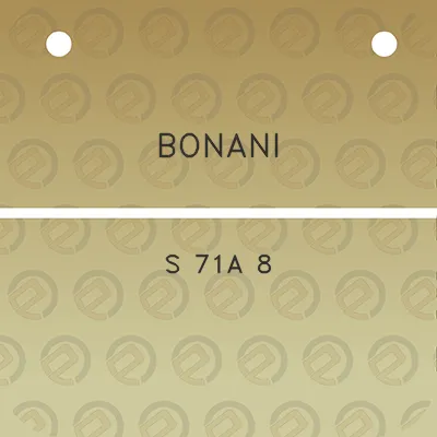 bonani-s-71a-8