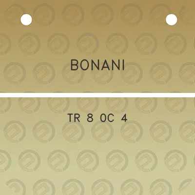 bonani-tr-8-0c-4