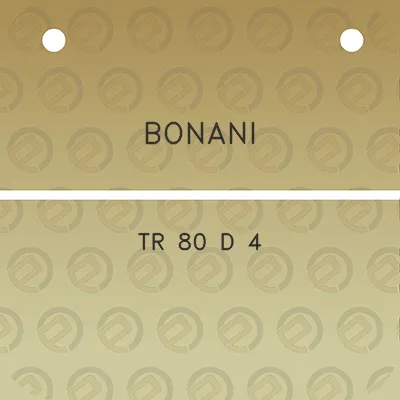 bonani-tr-80-d-4