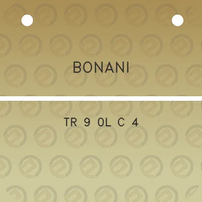 bonani-tr-9-0l-c-4