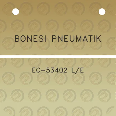 bonesi-pneumatik-ec-53402-le