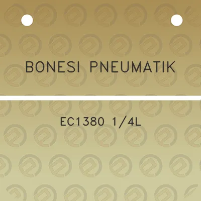 bonesi-pneumatik-ec1380-14l