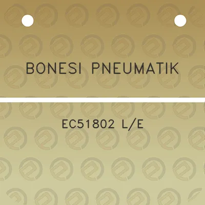 bonesi-pneumatik-ec51802-le