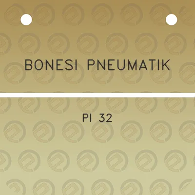 bonesi-pneumatik-pi-32