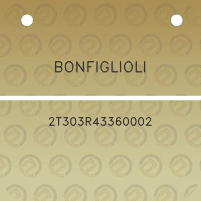 bonfiglioli-2t303r43360002