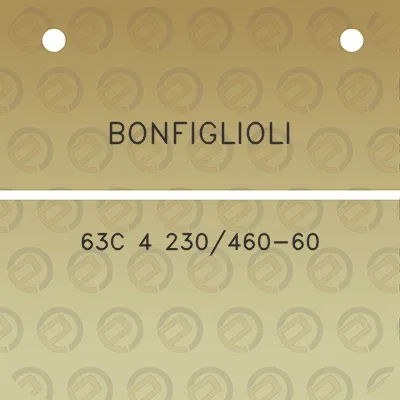 bonfiglioli-63c-4-230460-60